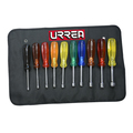 Urrea SAE colored nut driver, Set of 10 pieces 9201B